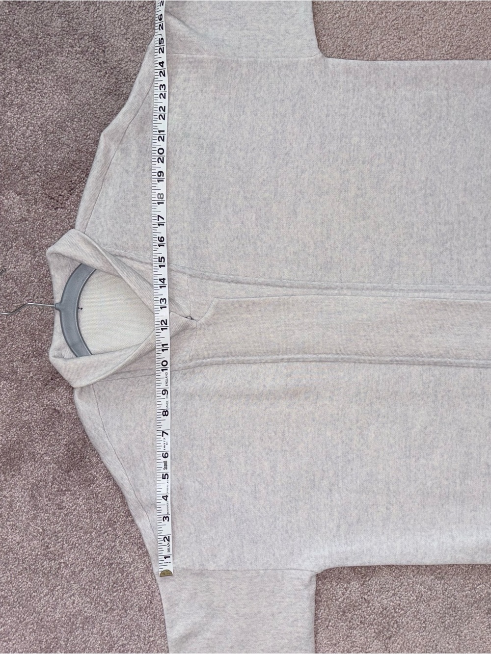 Eileen Fisher Oatmeal Merino Wool Silk Long Cardigan XL - Picture 10 of 10